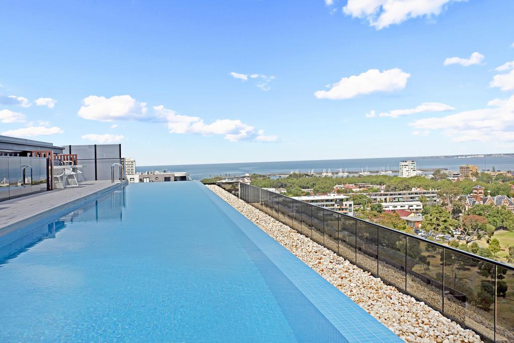 ☆ Heart Of St Kilda ☆ Infinity Pool+Parking+Wifi Apartment Melbourne Ngoại thất bức ảnh